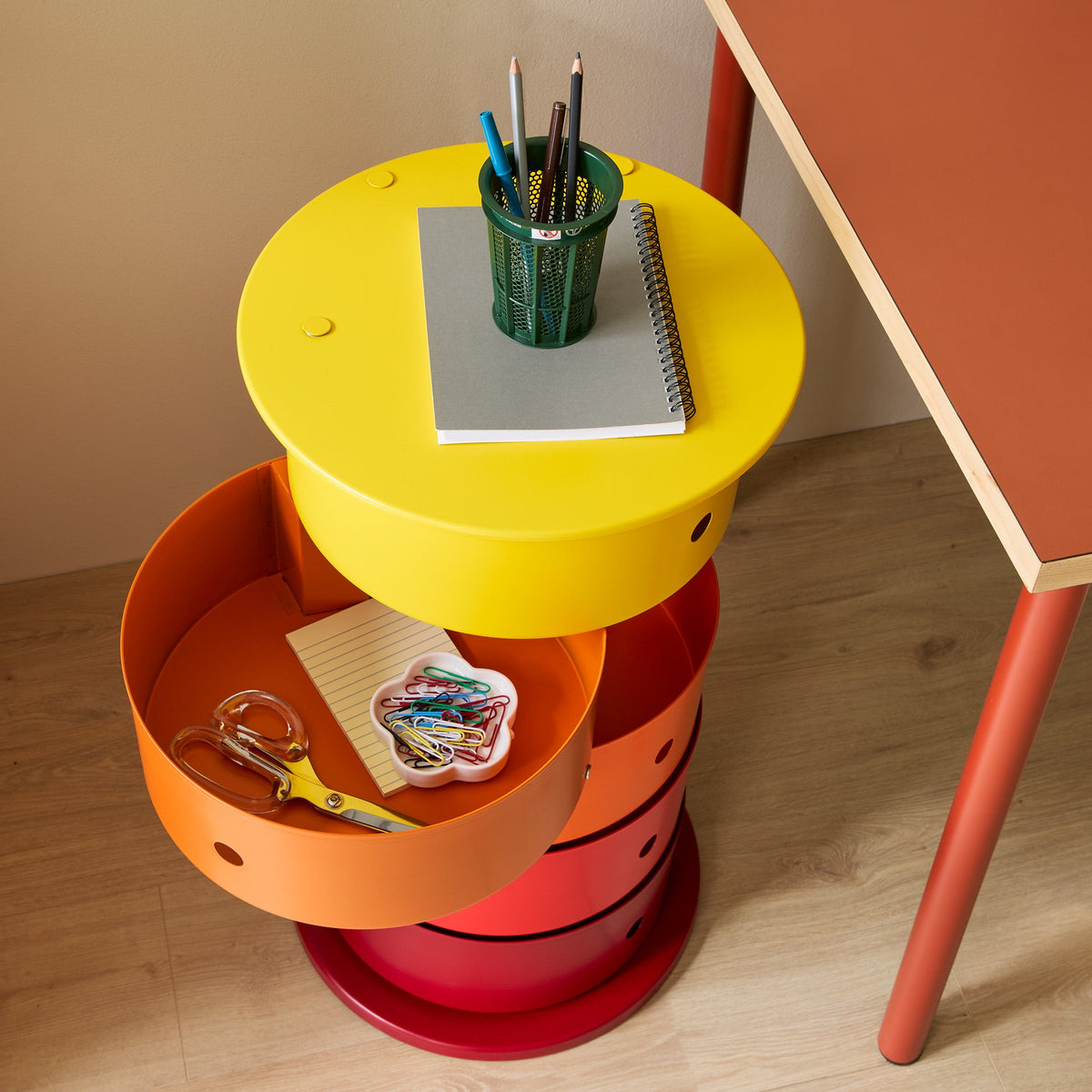 PARIS8 SRLS 5-Drawer Round Pivot Cabinet
