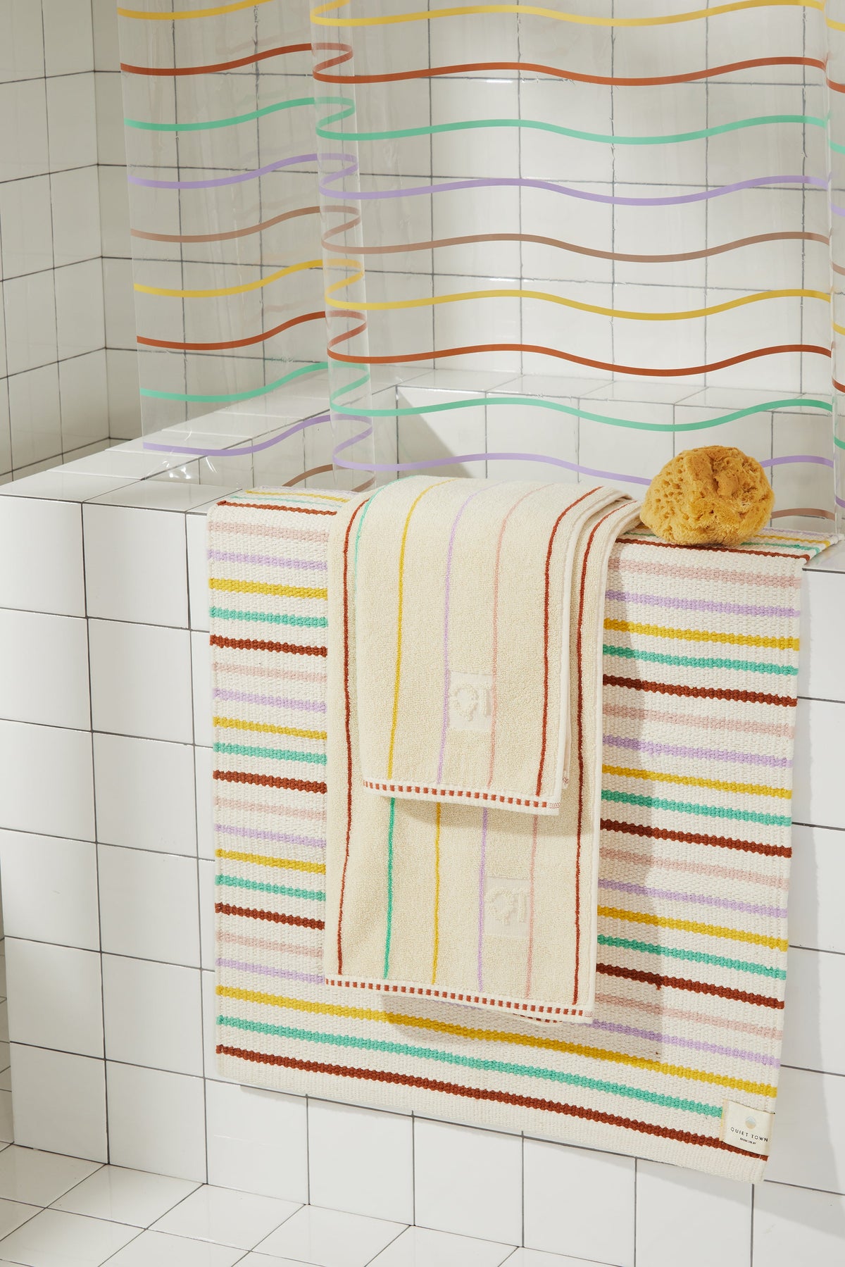 Quiet Town Ojai Prism Cotton Bath Rug