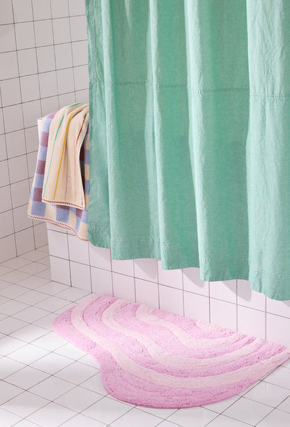Quiet Town Lost Coast Candy Hand-Woven Cotton Bath Rug
