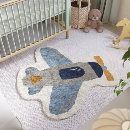 Nestig Aviator Washable Organic Cotton Kids Rug