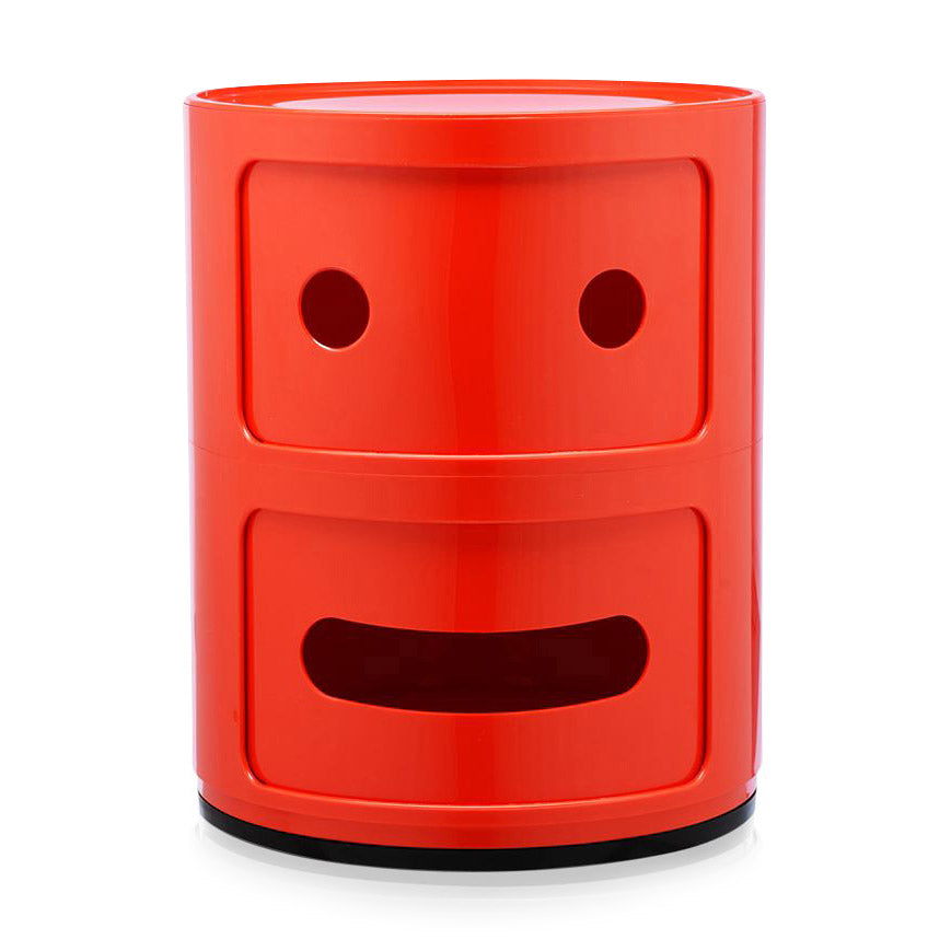 Kartell US Inc. Componibili Smile 2-Tier Storage Red