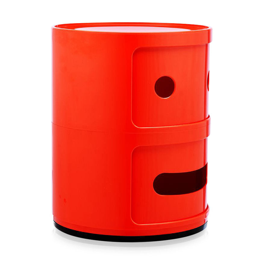 Kartell US Inc. Componibili Smile 2-Tier Storage Red