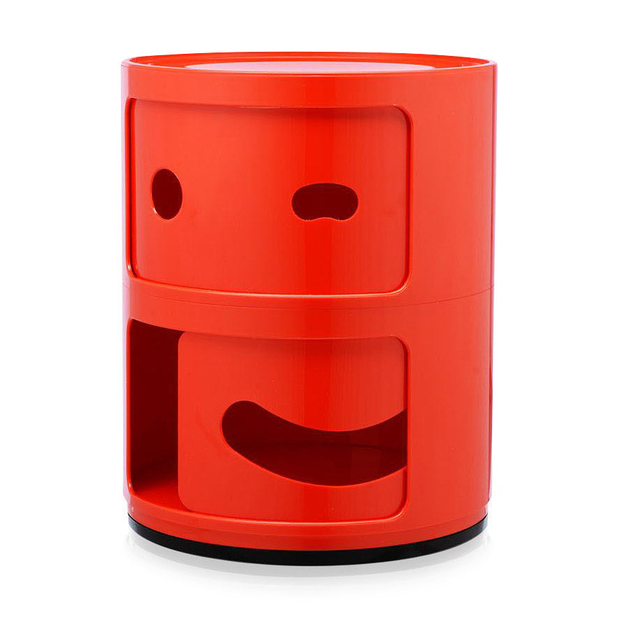 Kartell US Inc. Componibili Smile 2-Tier Storage Red