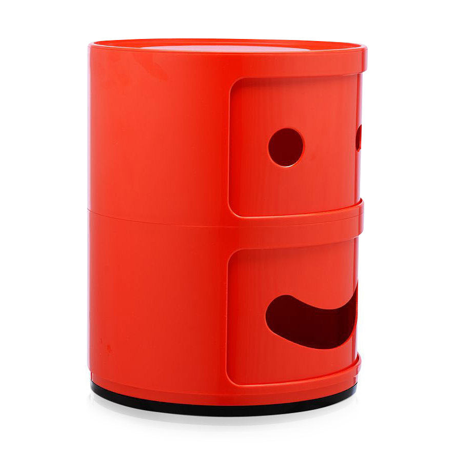 Kartell US Inc. Componibili Smile 2-Tier Storage Red