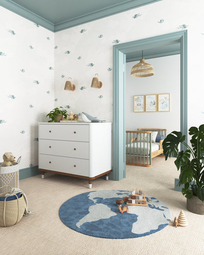 Nestig Our World Washable Organic Cotton Kids Rug