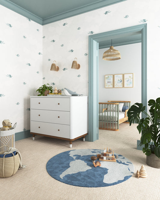 Nestig Our World Washable Organic Cotton Kids Rug