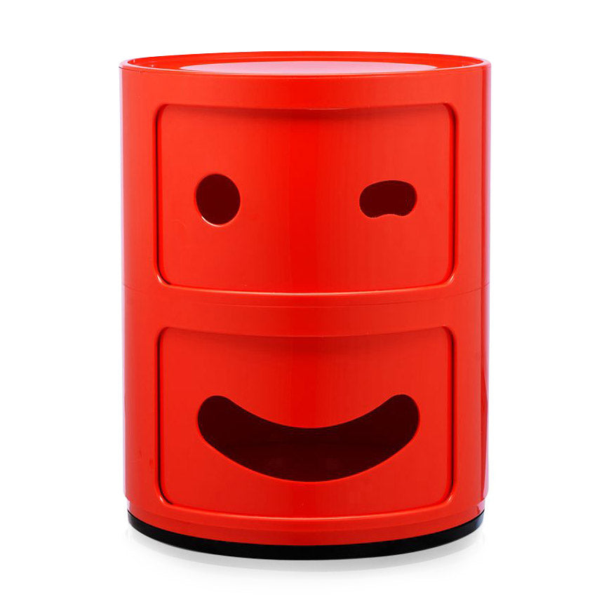 Kartell US Inc. Componibili Smile 2-Tier Storage Red