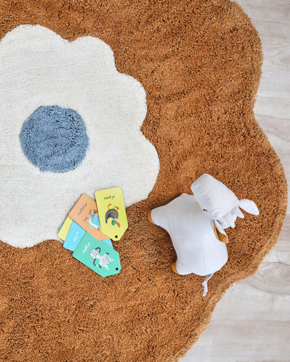 Nestig Bloom Washable Organic Cotton Kids Rug