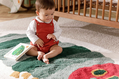 Nestig Very Hungry Caterpillar Washable Organic Cotton Kids Rug
