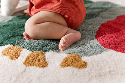 Nestig Very Hungry Caterpillar Washable Organic Cotton Kids Rug