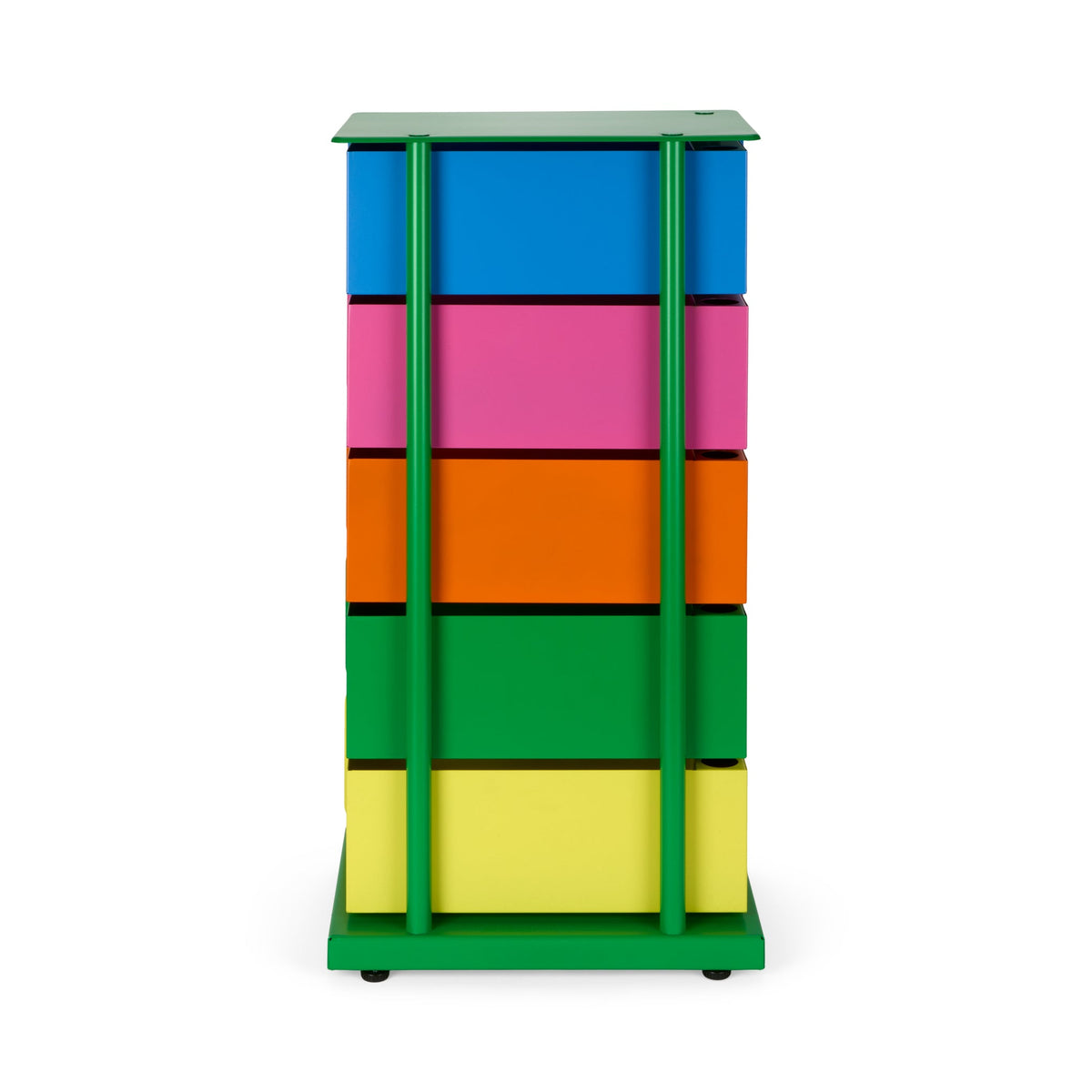 PARIS8 SRLS 5-Drawer Pivot Cabinet Neon