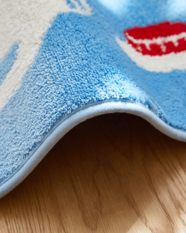 Matilla Milk Oops Jacquard Non-Slip Kitchen Mat 40 x 110 cm