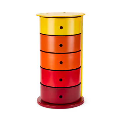 PARIS8 SRLS 5-Drawer Round Pivot Cabinet