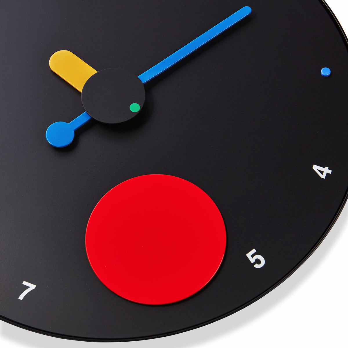 REXITE SRL Contrattempo Wall Clock Black