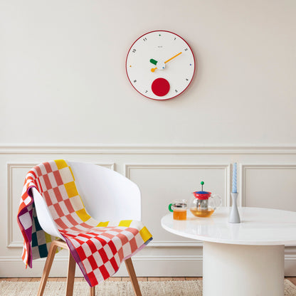 REXITE SRL Contrattempo Wall Clock White
