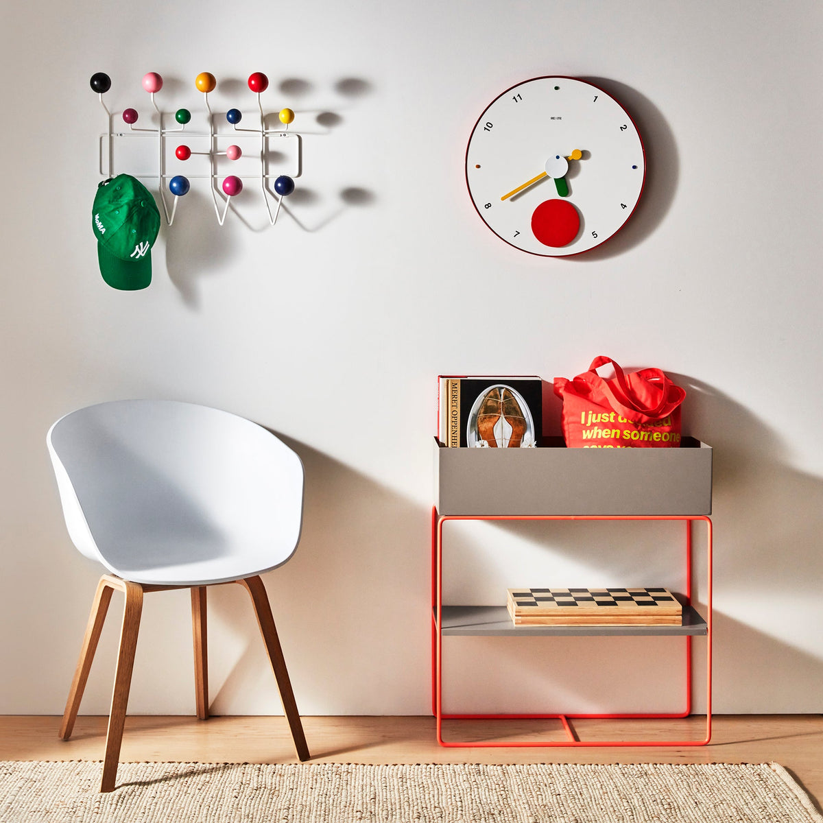 REXITE SRL Contrattempo Wall Clock White