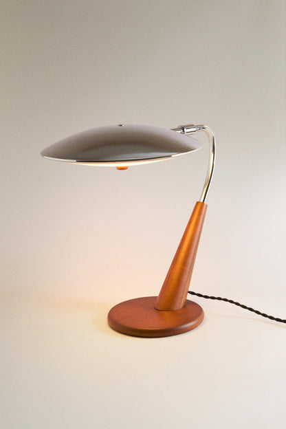 ZARAHOME Wood and Metal Table Lamp