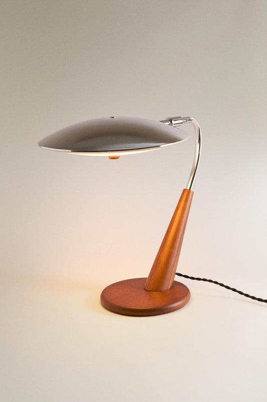 ZARAHOME Wood and Metal Table Lamp