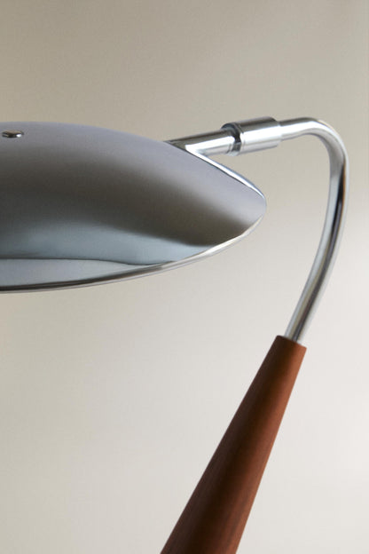 ZARAHOME Wood and Metal Table Lamp