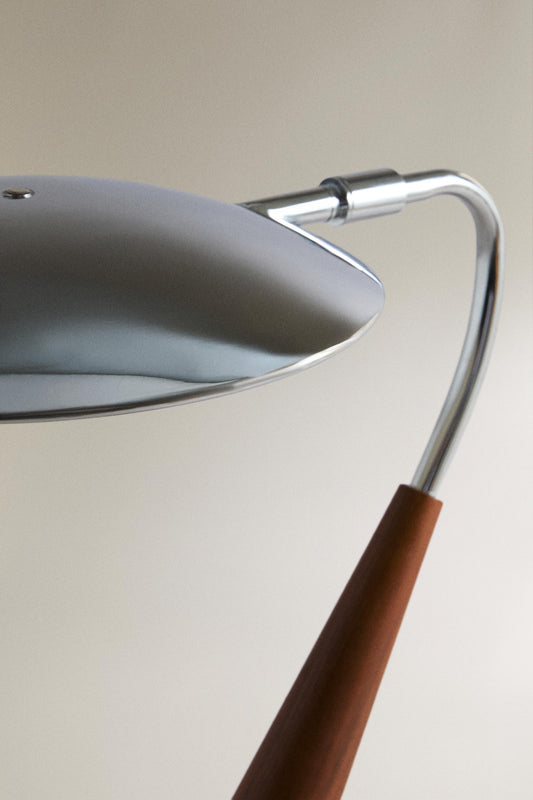 ZARAHOME Wood and Metal Table Lamp