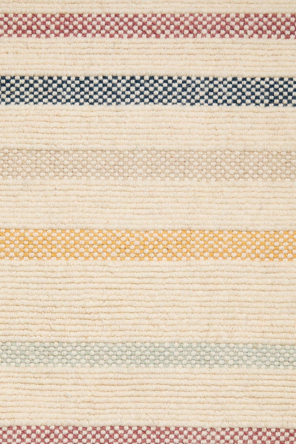Zara Home Kids' Multicolor Fringe Wool Area Rug