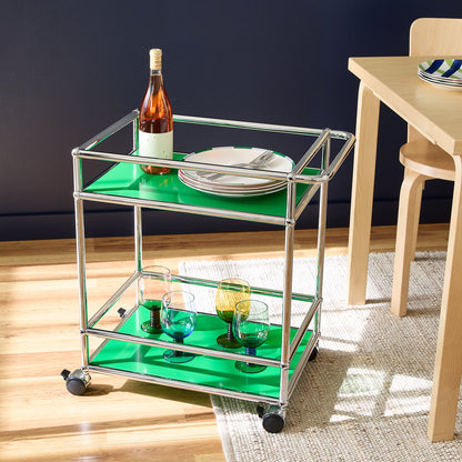USM Haller Bar Cart Green