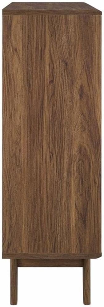 Modway Render Three-Tier Display Storage Cabinet Walnut