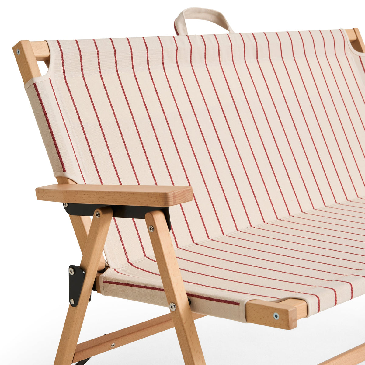 HAY Outdoor Market Jasper Morrison Folding Sofa Beige/Red