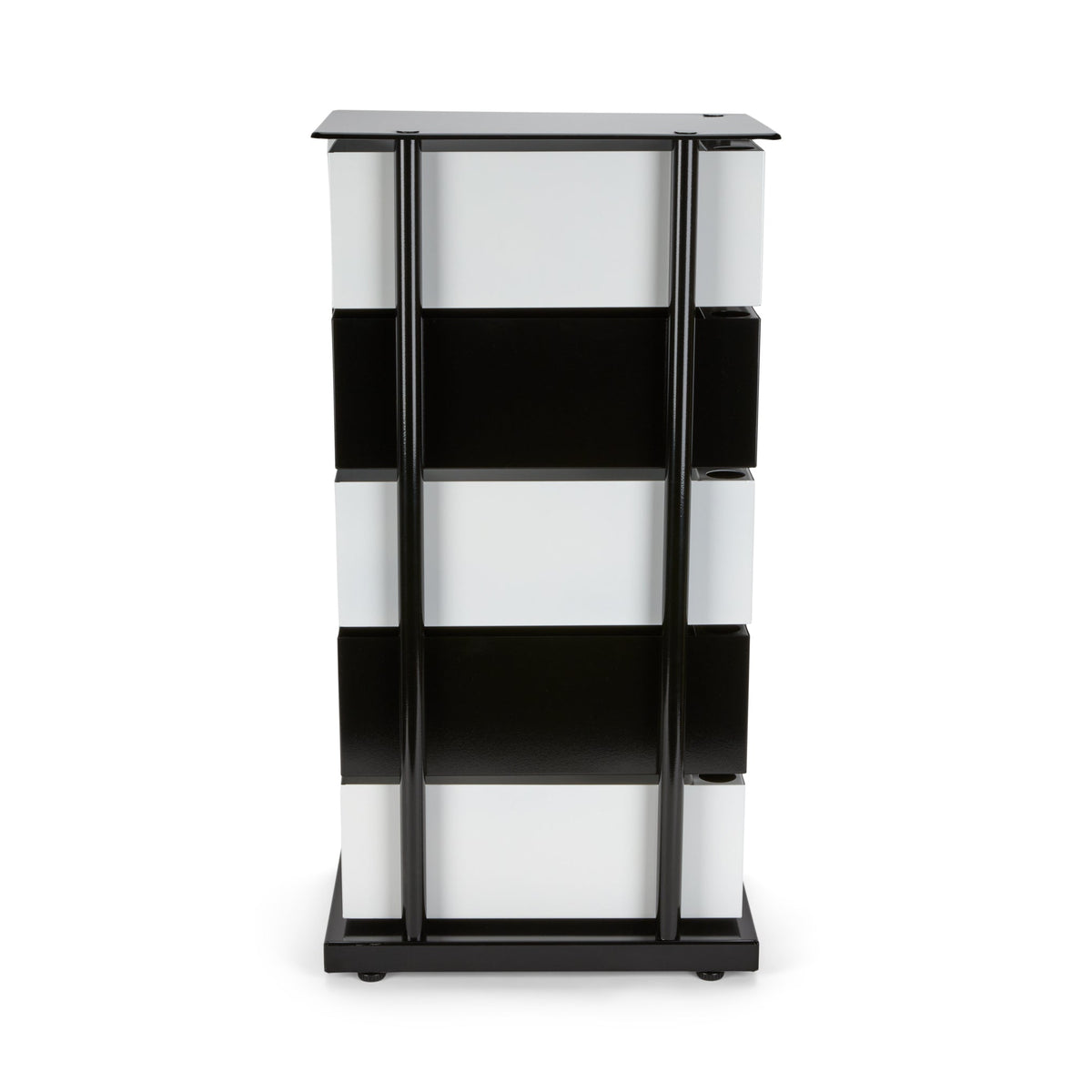 PARIS8 SRLS 5-Drawer Pivot Cabinet Black/ White