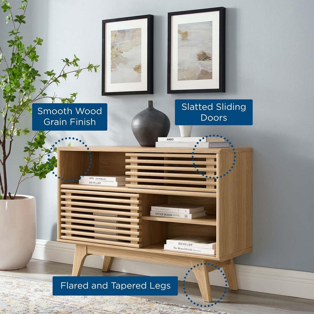 Modway Render Two-Tier Display Stand