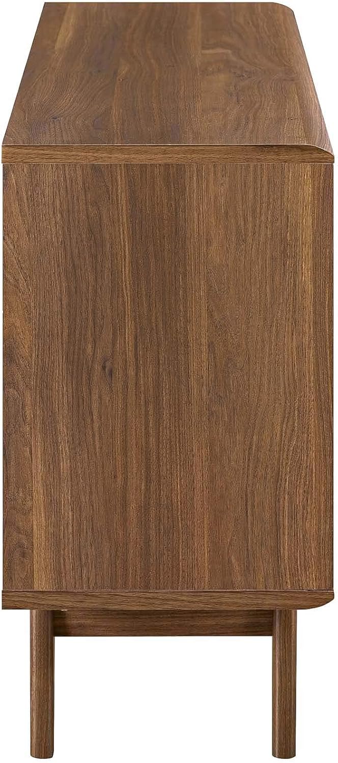 Modway Render Two-Tier Display Stand Walnut
