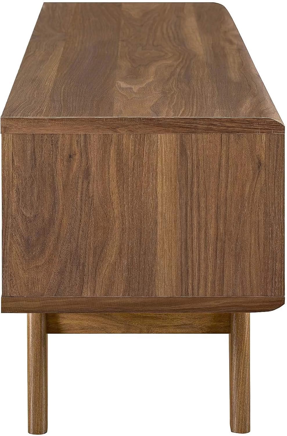 Modway Render Low Profile Media Console TV Stand Walnut