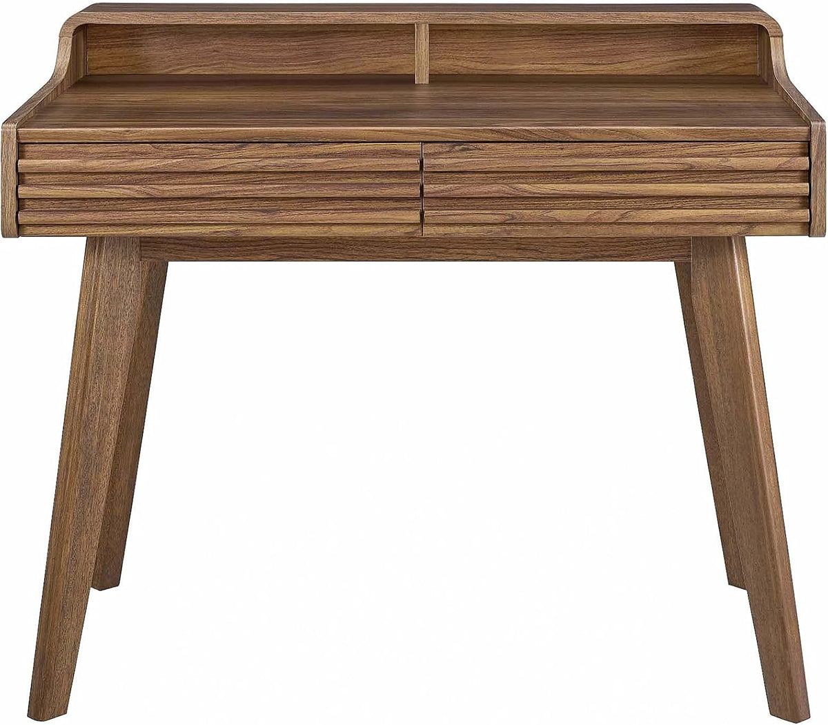 Modway Render Mid-Century Modern Writing Desk Walnut