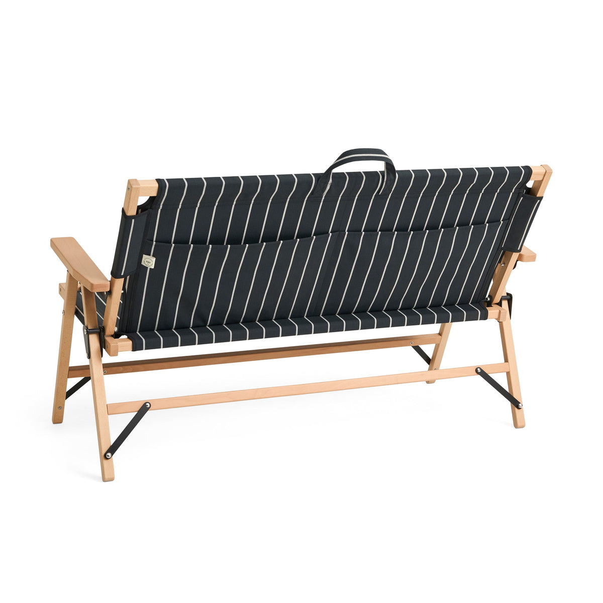 HAY Outdoor Market Jasper Morrison Folding Sofa Black/Beige