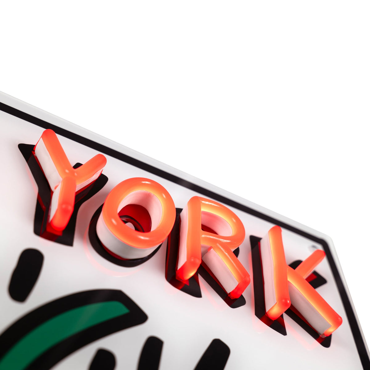 Yellowpop Keith Haring NYC Apple Neon Sign