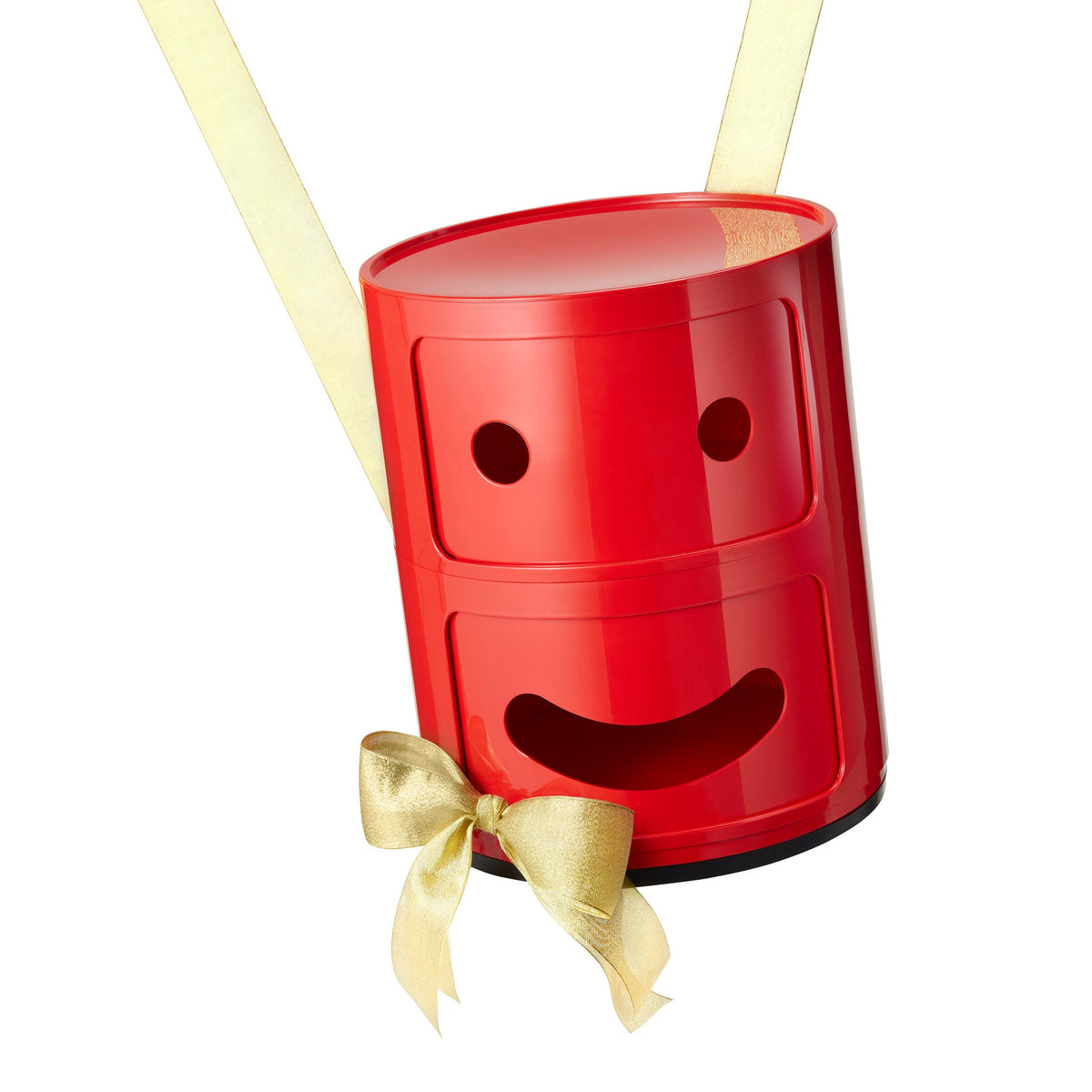 Kartell US Inc. Componibili Smile 2-Tier Storage Red