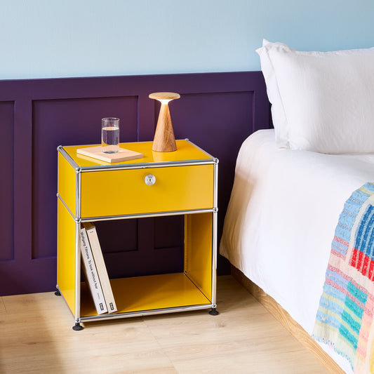USM Haller Side Table Yellow