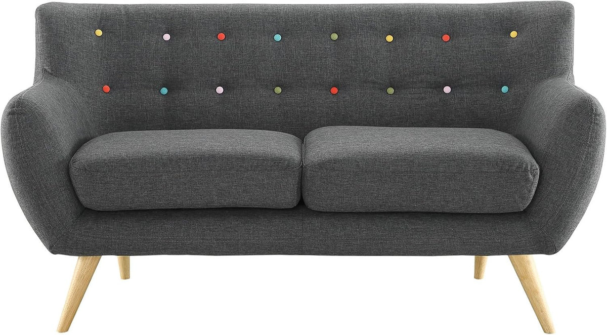 Modway Remark Mid-Century Modern Loveseat