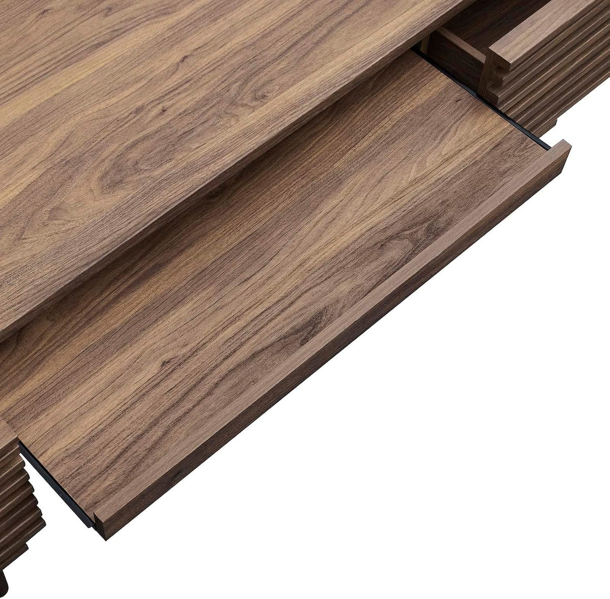 Modway Render Mid-Century Modern Office Desk Walnut