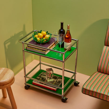 USM Haller Bar Cart Green