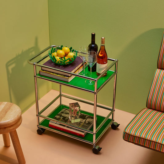 USM Haller Bar Cart Green
