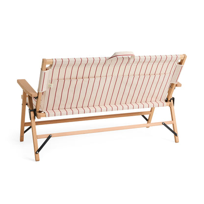 HAY Outdoor Market Jasper Morrison Folding Sofa Beige/Red