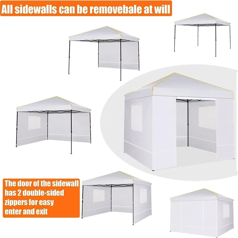 Pop Up Canopy Tent With Sidewalls 3x3 m