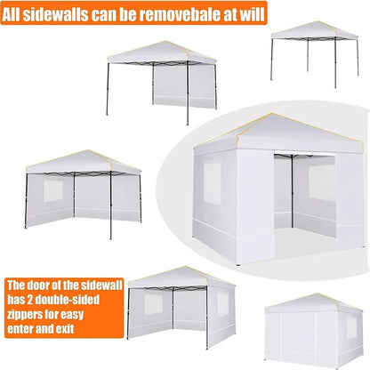 Pop Up Canopy Tent With Sidewalls 3x3 m