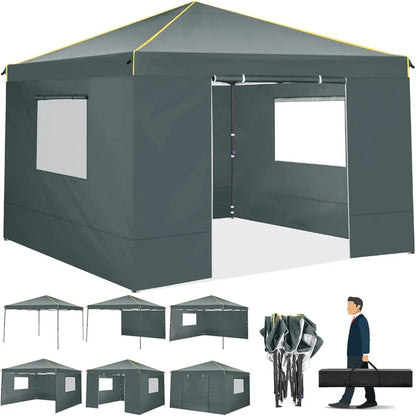 Pop Up Canopy Tent With Sidewalls 3x3 m