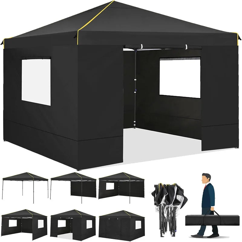 Pop Up Canopy Tent With Sidewalls 3x3 m