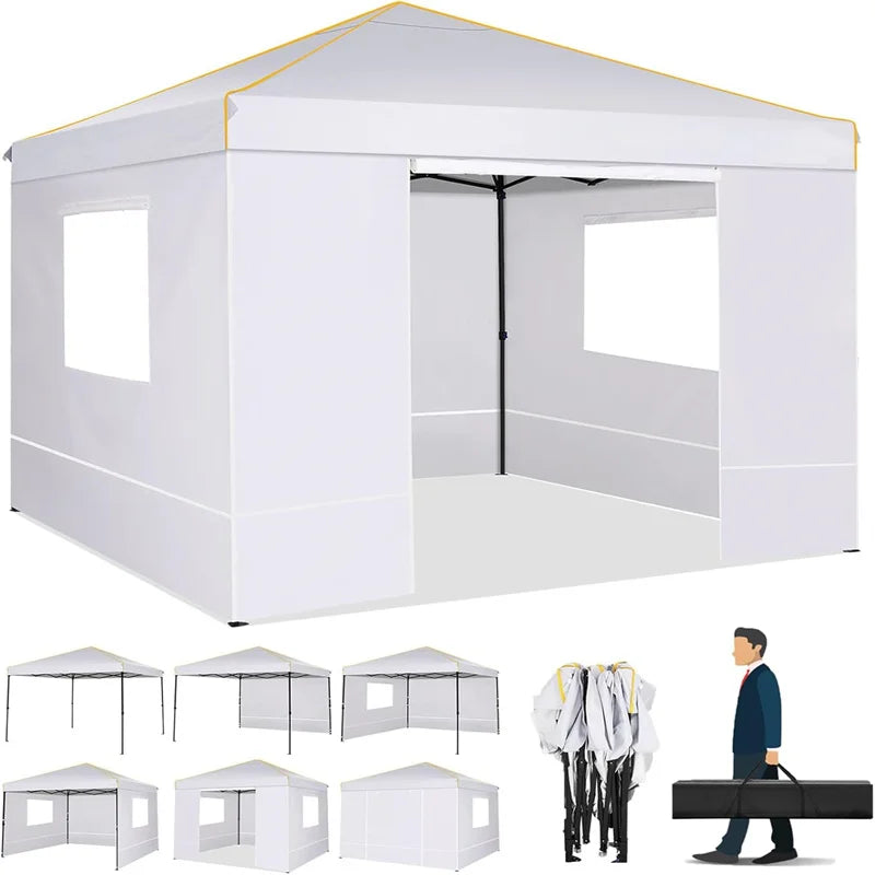 Pop Up Canopy Tent With Sidewalls 3x3 m