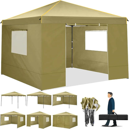 Pop Up Canopy Tent With Sidewalls 3x3 m