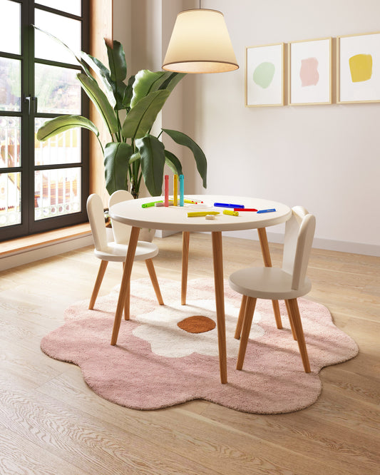 Nestig Bloom Washable Organic Cotton Kids Rug
