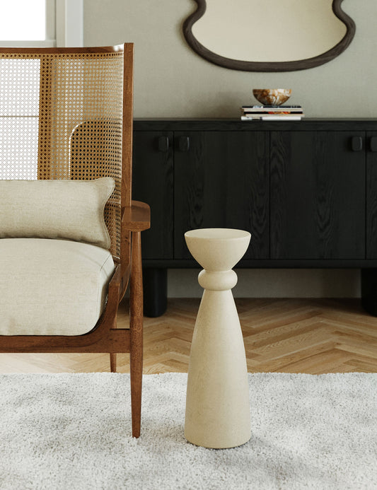 Lulu and Georgia Albin Indoor Outdoor Concrete Side Table